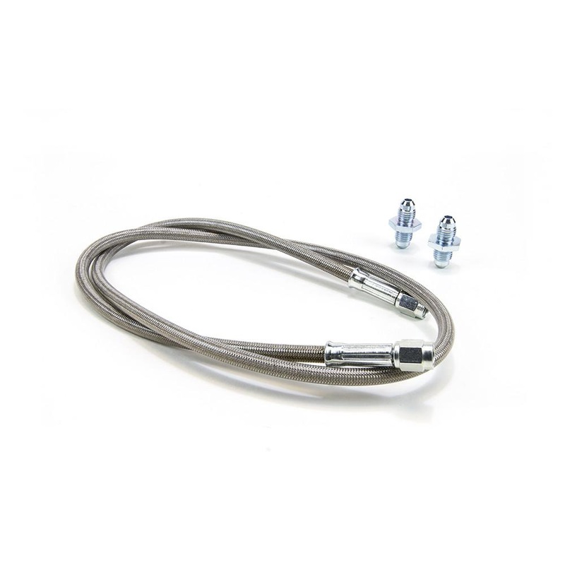 System1 Designs P.T.F.E. Oil Feed Kit - 36" / -4AN Straight Male Fittings (031004)