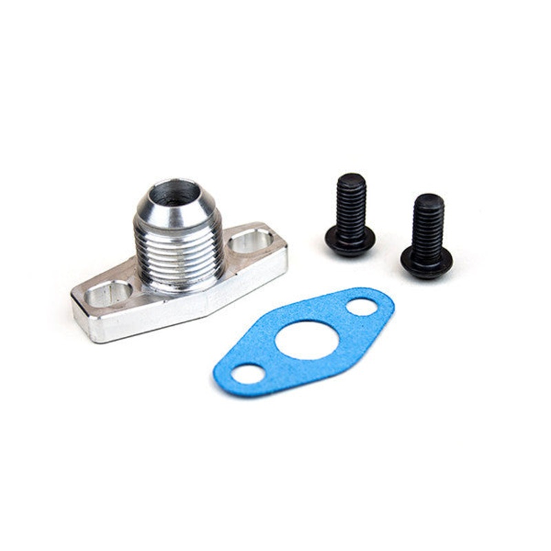 System1 Designs Turbo Oil Drain Flange for Garrett GT Series Turbochargers / Male 10an (8420)