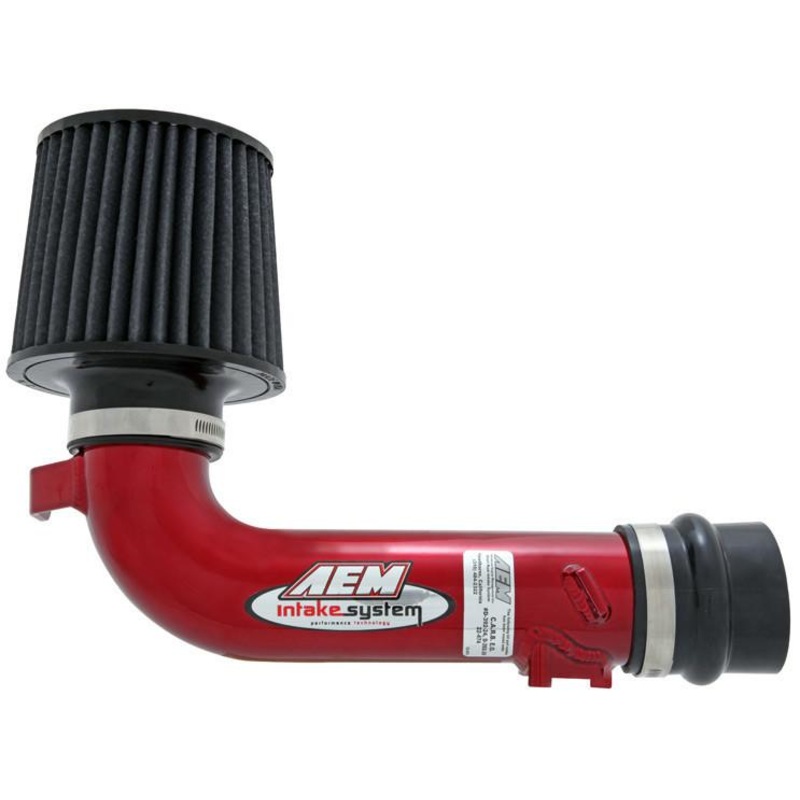 AEM Induction Systems Short Ram Red Intake System | Subaru Multiple Fitments (22-474R)