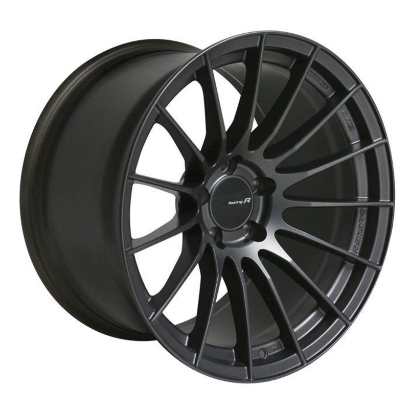 Enkei RS05-RR / 18x10.5 / 22mm Offset / 5x114.3 Bolt Pattern / 75.0 Bore Matte Gunmetal Wheel
