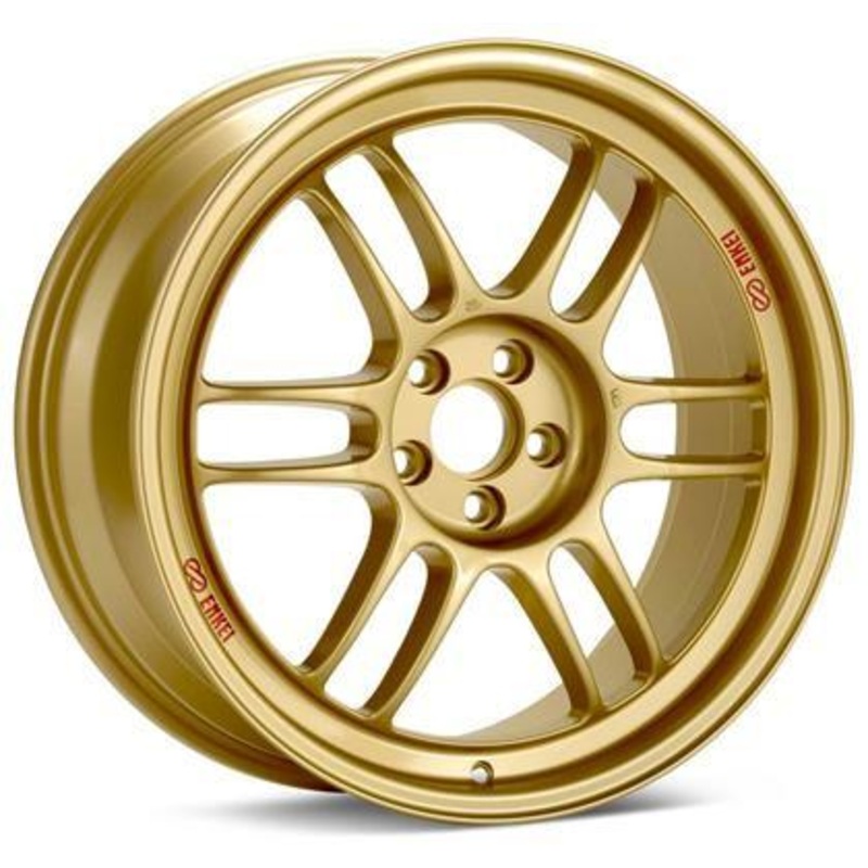 RPF1 17x9 5x114.3 45mm Offset 73mm Bore Gold Wheel by Enkei