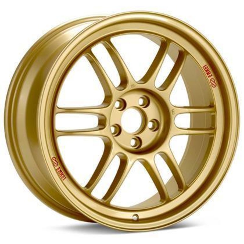 RPF1 18x8 5x100 45mm Offset 56mm Bore Gold Wheel by Enkei