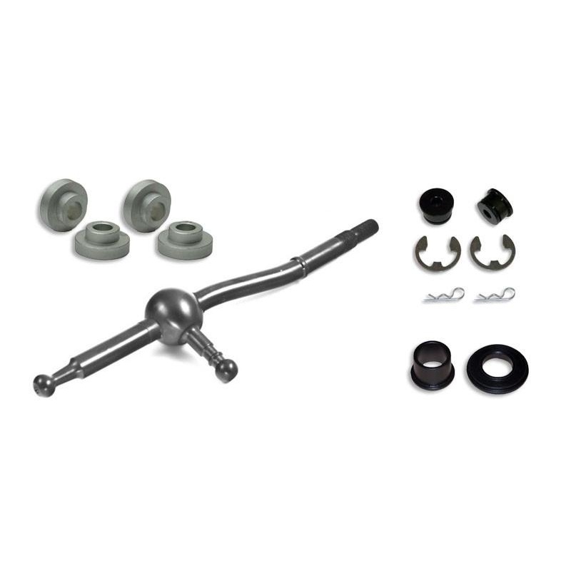 Torque Solution Short Shifter/Base/Cable/Gate Selector Bushing Combo | 2010-2015 Mitsubishi Evo X (TS-SS-005G)