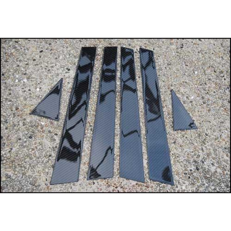 Rexpeed Carbon Fiber Pillar Trim | 2008+ Subaru STi (G04)