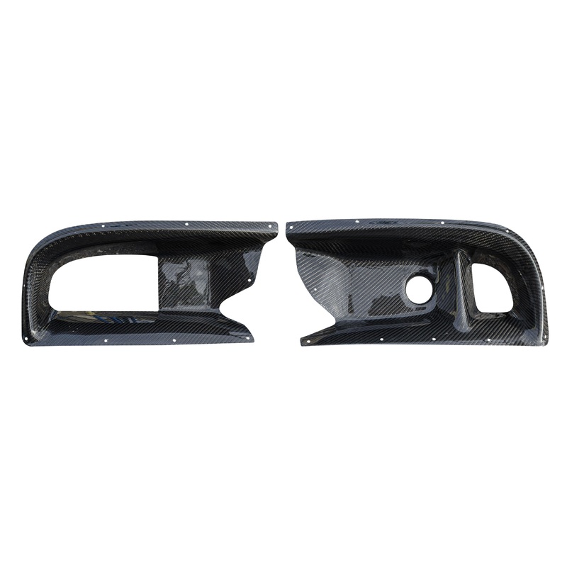 Rexpeed CF Bumper Ducts | 2001 - 2007 Mitsubishi Evo (R82)