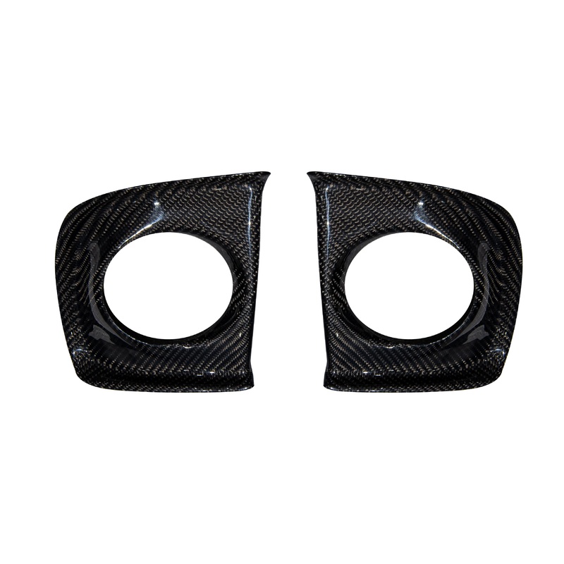 Rexpeed CF Fog Light Covers | 2008 - 2015 Mitsubishi Evo X (R121)