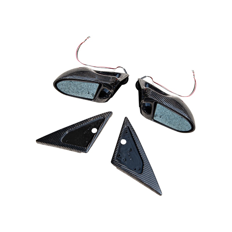 Rexpeed CF G-Style Mirrors | 2001 - 2007 Mitsubishi Evo (R26C)