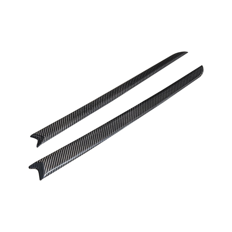 Rexpeed Dry Carbon Door Trim Covers | 2008 - 2015 Mitsubishi Evo X (R190)