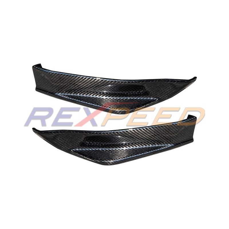 Rexpeed ST-Style Carbon Rear Bumper Extensions | 2013 - 2016 Subaru BRZ & Scion FRS (FR25)