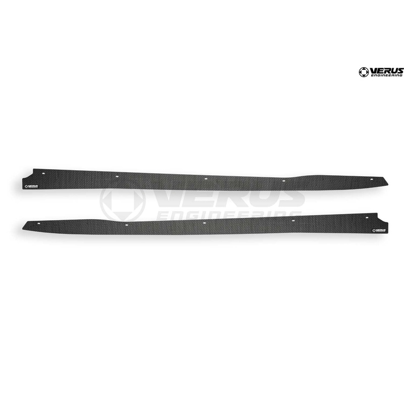 Verus Engineering Carbon Polyweave Side Splitter Kit | 2020+ Toyota Supra (A0263A)