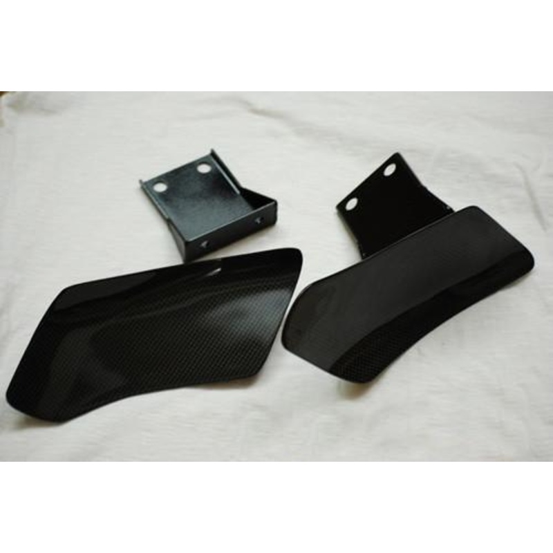 Rexpeed Carbon Fiber Brake Cooling Guides | 2003-2015 Mitsubishi Evo 8/9/X (R44)