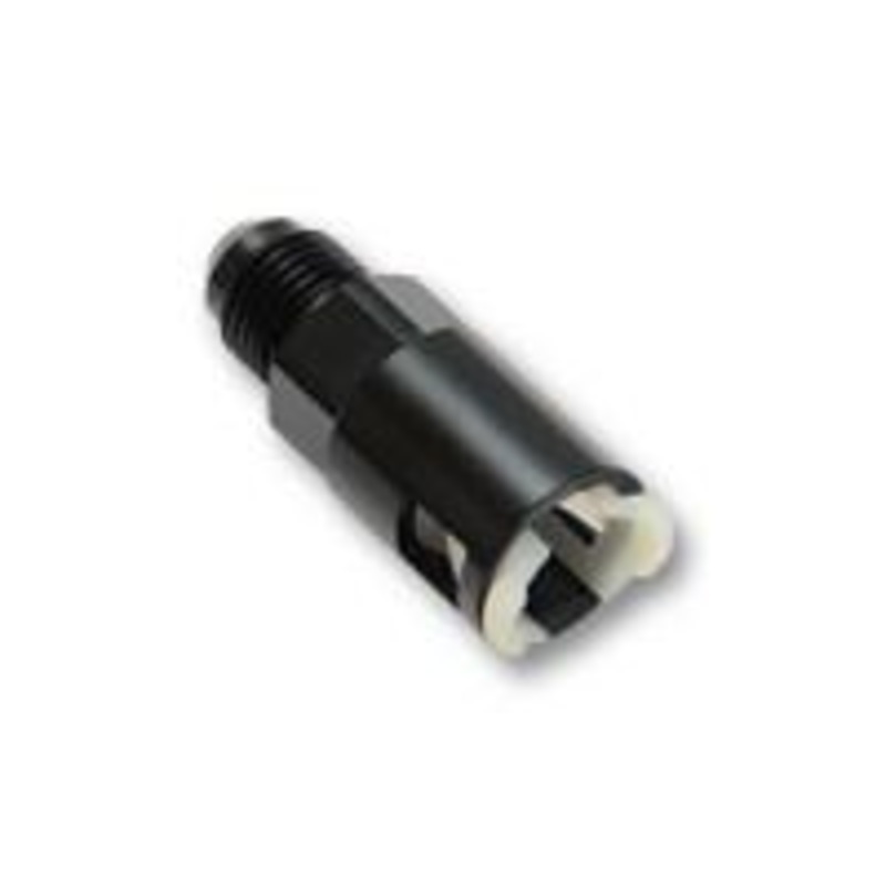 Quick Disconnect EFI Adapter Fitting -6AN Flare to 3/8" Hose by Vibrant Performance (16886)