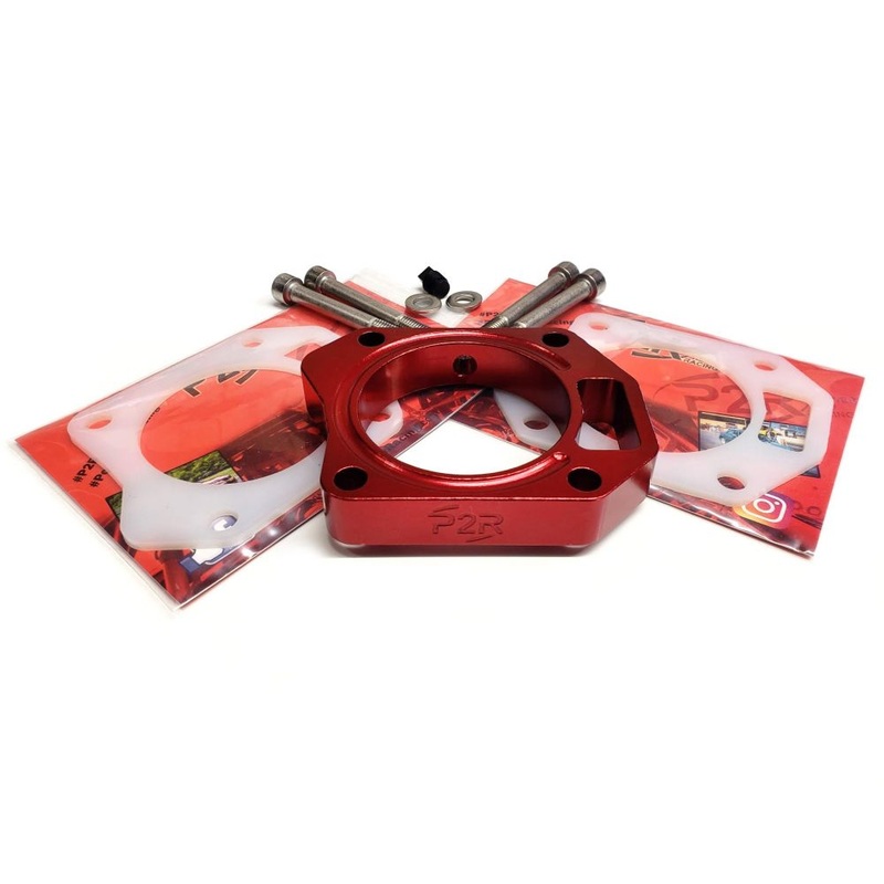 P2R Throttle Body Spacer / Honda/Acura 2006-2011 Civic Si (Red)