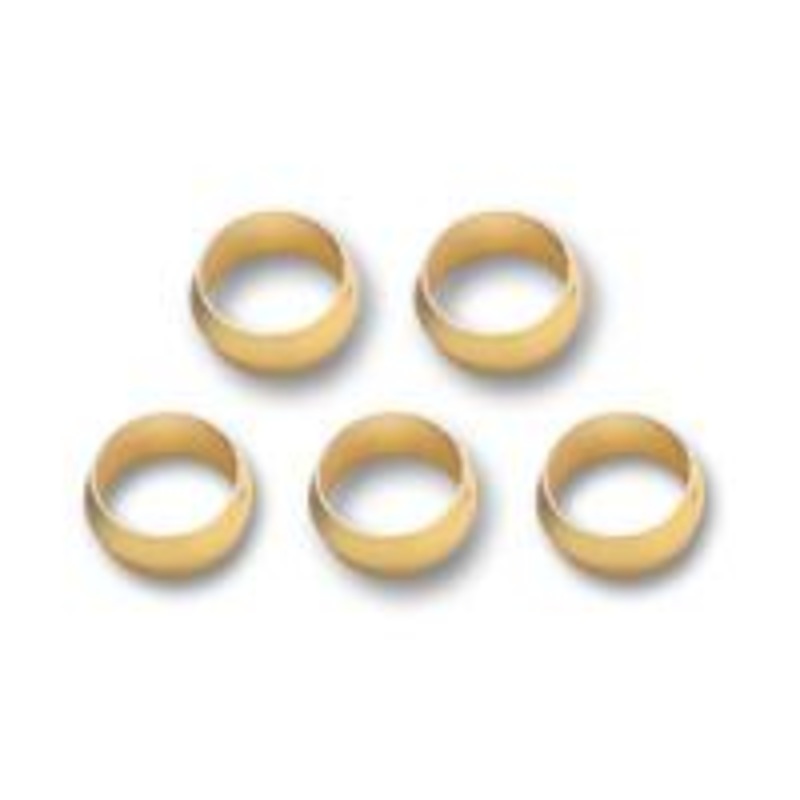 Pack of 5, Brass Olive Inserts 1/2" by Vibrant Performance