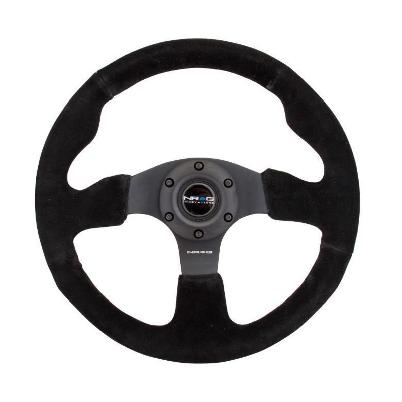 NRG 320mm Sport Suede Steering Wheel Race