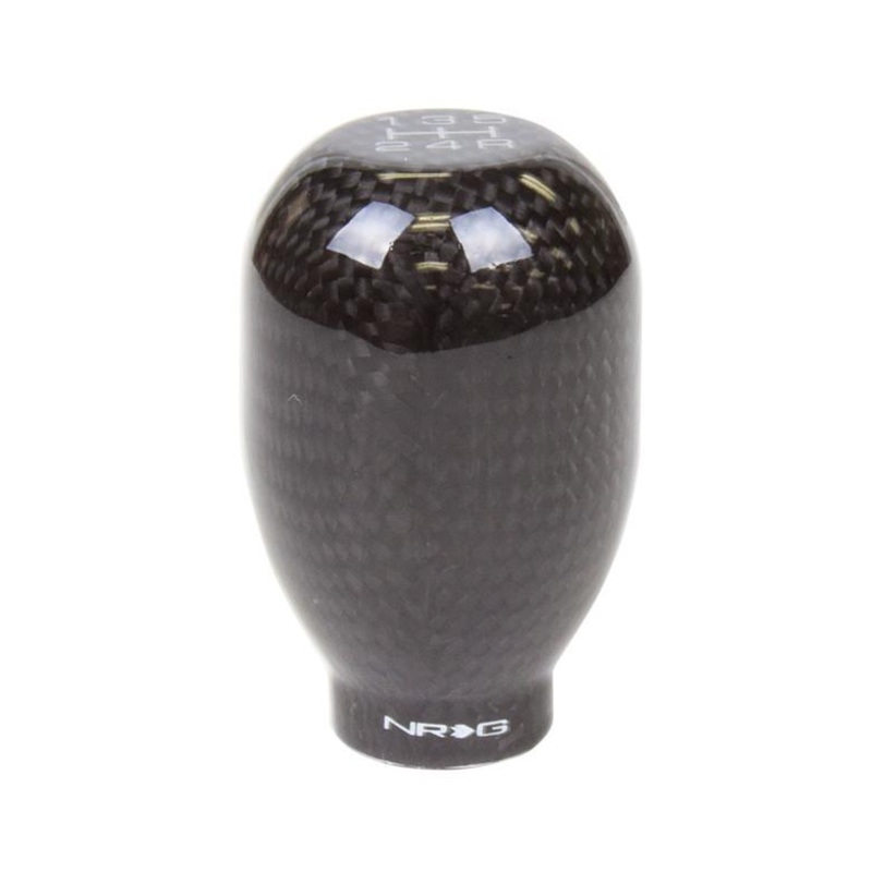 NRG 42mm - 5 Speed Black Carbon Fiber Shift Knob