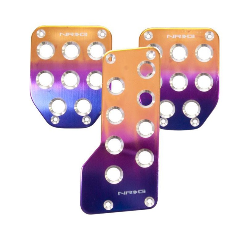 NRG Aluminum Sport Pedal Purple/Titanium Fade MT
