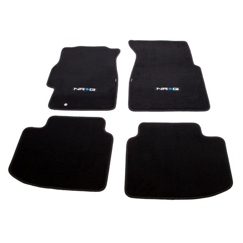 NRG Floor Mats - 96-00 Honda Civic 2DR w/ NRG Logo