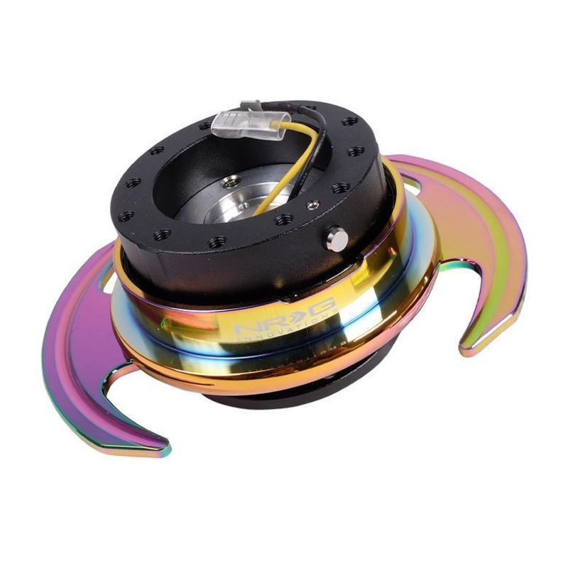 NRG Gen 3.0 Steering Wheel Quick Release - NeoChrome (SRK-650BK-MC)