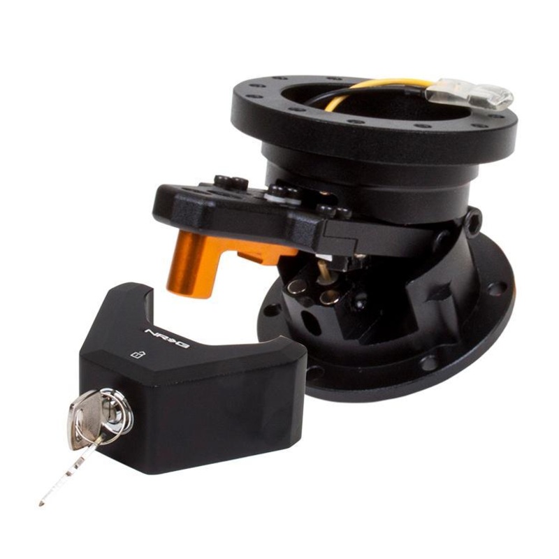NRG Steering Wheel Quick Tilt System with Lock - Black
