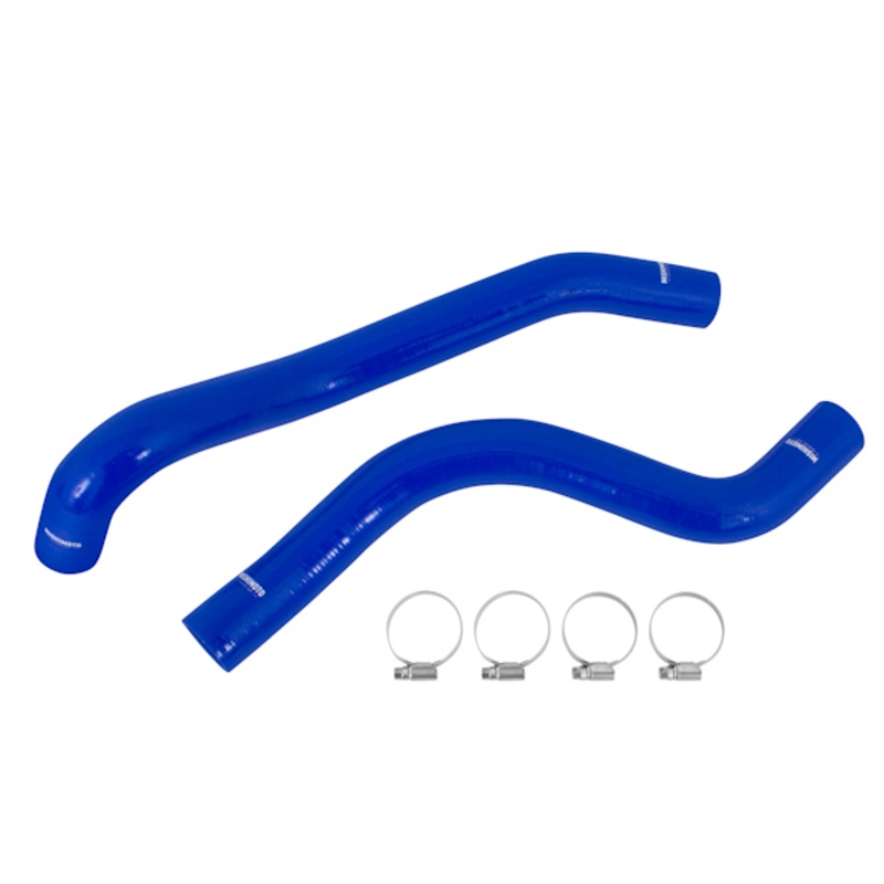 Mishimoto Silicone Radiator Hoses - Blue | 2015+ Ford Mustang Ecoboost (MMHOSE-MUS4-15BL)