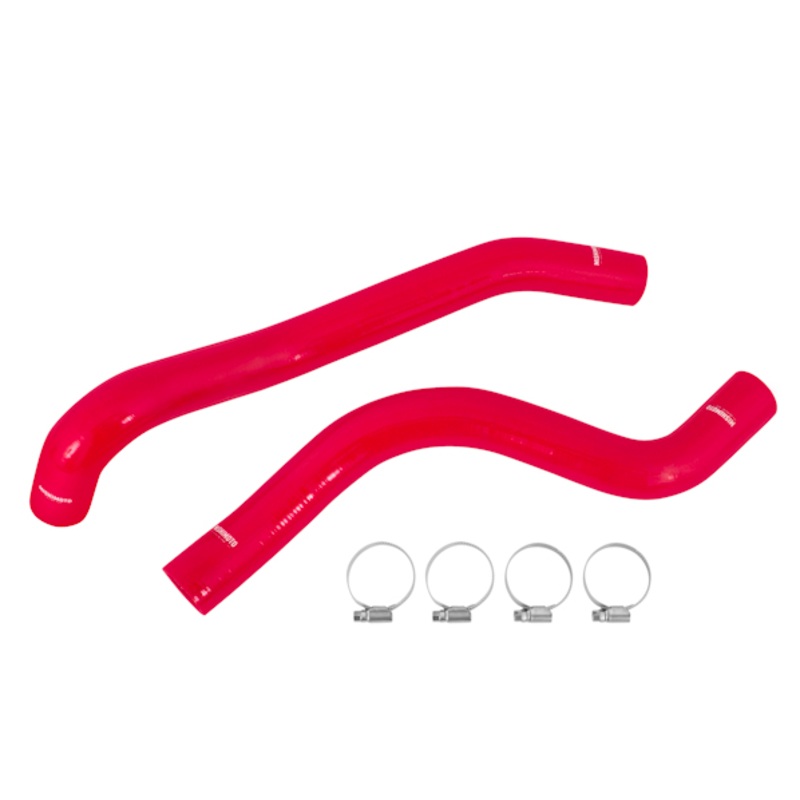 Mishimoto Silicone Radiator Hoses - Red | 2015+ Ford Mustang Ecoboost (MMHOSE-MUS4-15RD)