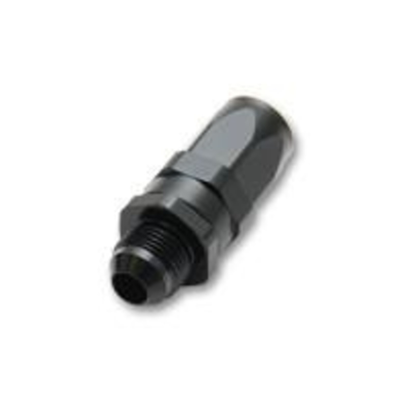 Male -10AN Flare Straight Hose End Fitting; Hose Size: -10AN by Vibrant Performance