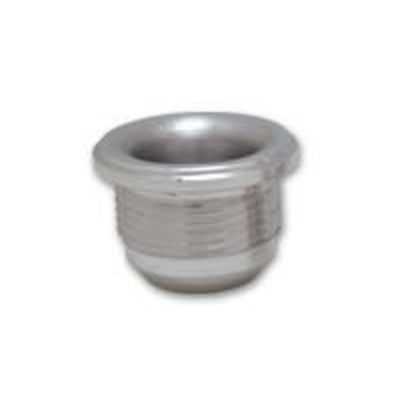 Male -6AN Steel Weld Bung (9/16-18 SAE Thread; 7/8" Flange OD) by Vibrant Performance