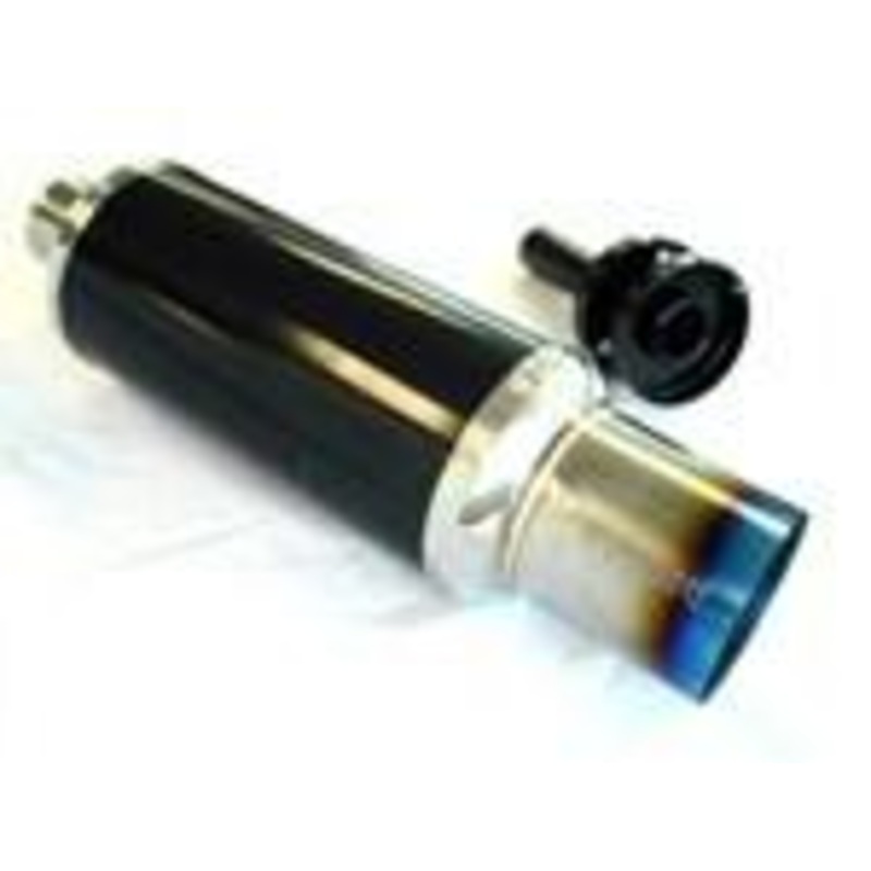 Megan Racing M-SPEC 4" TIT Tip with Real C.F. Body Universal Muffler