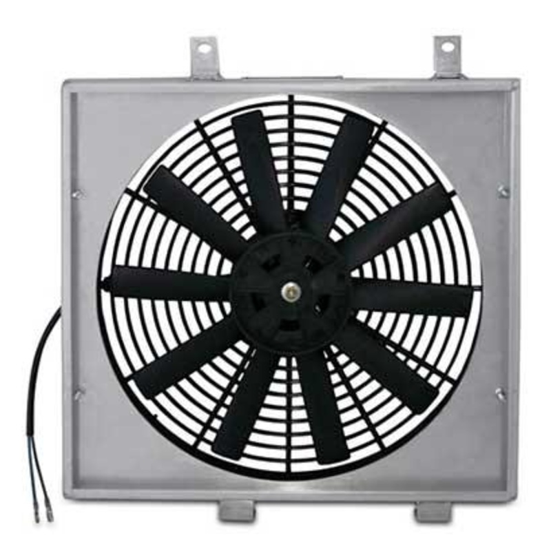 Mishimoto Aluminum Fan Shroud | 2001-2006 Mitsubishi Evo 7/8/9 (MMFS-EVO-01)