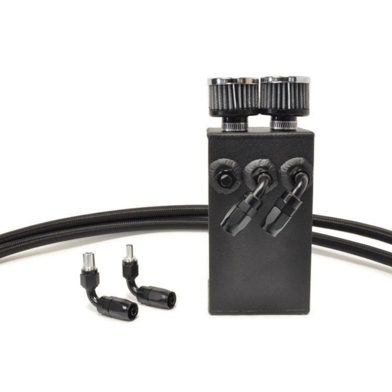 STM Transmission-Mount Engine Oil Catch Can | 2003-2006 Mitsubishi Evo 8/9 (STM-EVO89-CC-TM2)