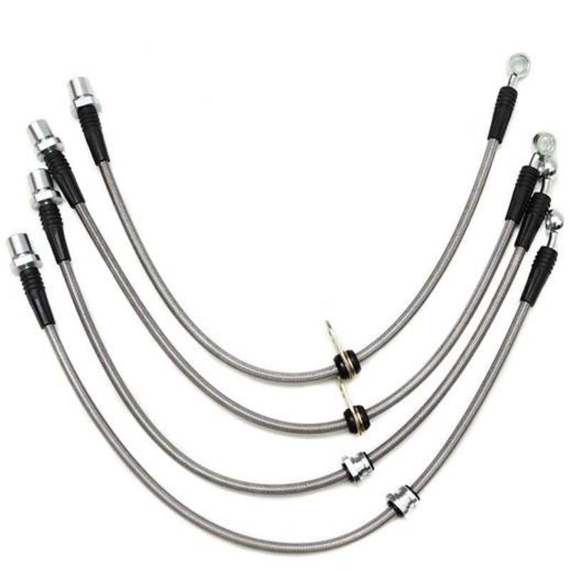 Techna-Fit Stainless Steel Braided Brake Lines for Mazdaspeed 6 (MA-1255)