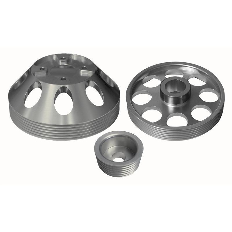 Torque Solution Lightweight Water Pump, Crank and Alternator Pulley Combo | 2010-2014 Hyundai Genesis Coupe 3.8 (TS-GEN-006S)